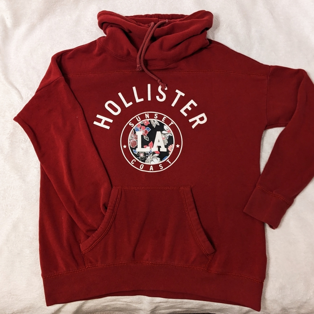 Women's Hollister Graphic Hoodie Sweatshirt